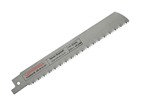 Пильное полотно для ROTIGER (Ротигер) HSS 200x25x1.6 мм /TPI 8 артикул 50261
