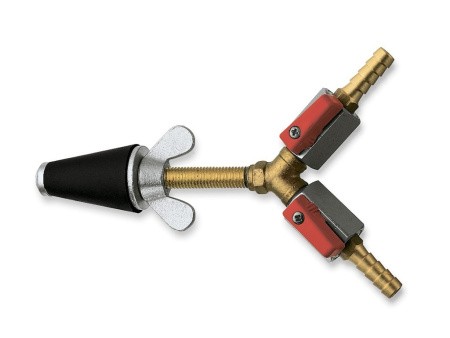 Коническая газоконтрольная пробка 3/4-1.1/4" с дво