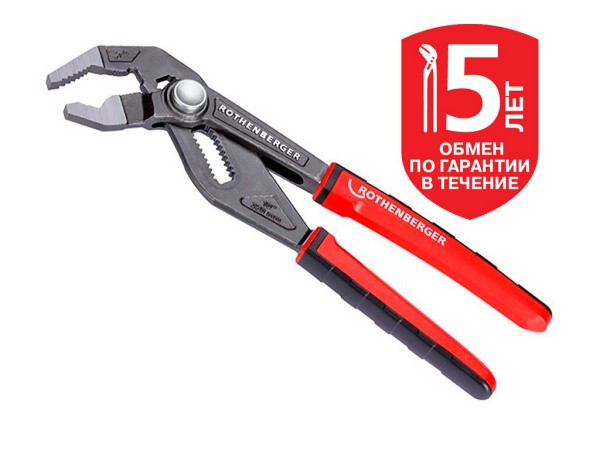 Универсальные клещи ROGRIP F 10" 2K с пластиковыми ручками (Рогрип) артикул 1000002705